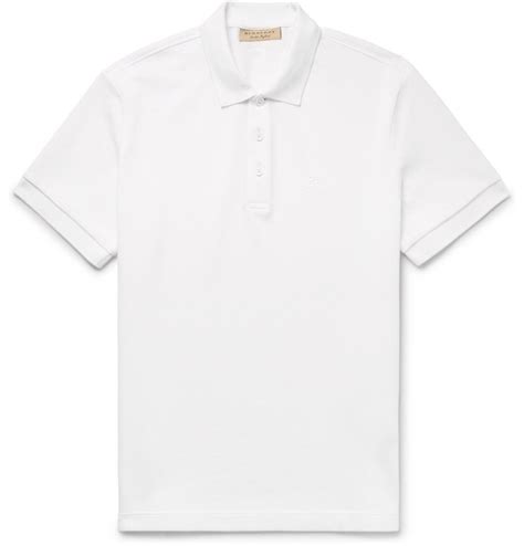 burberry polo slim fit|Burberry Polo Shirts for Men .